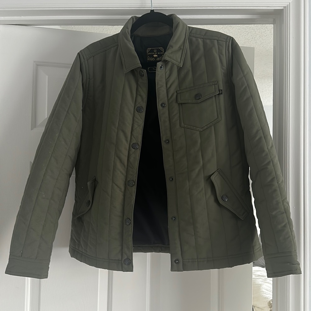 NWOT United by Blue Bison filled coat